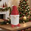 Colorful Christmas Gnome Roll Paper Holder Plastic Vertical Napkins Rack Kitchen