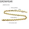 2026 Hot Selling New Metal Texture 18K Plated Fashion Necklace Waterproof Jewelry Stainless Steel Chain Necklace