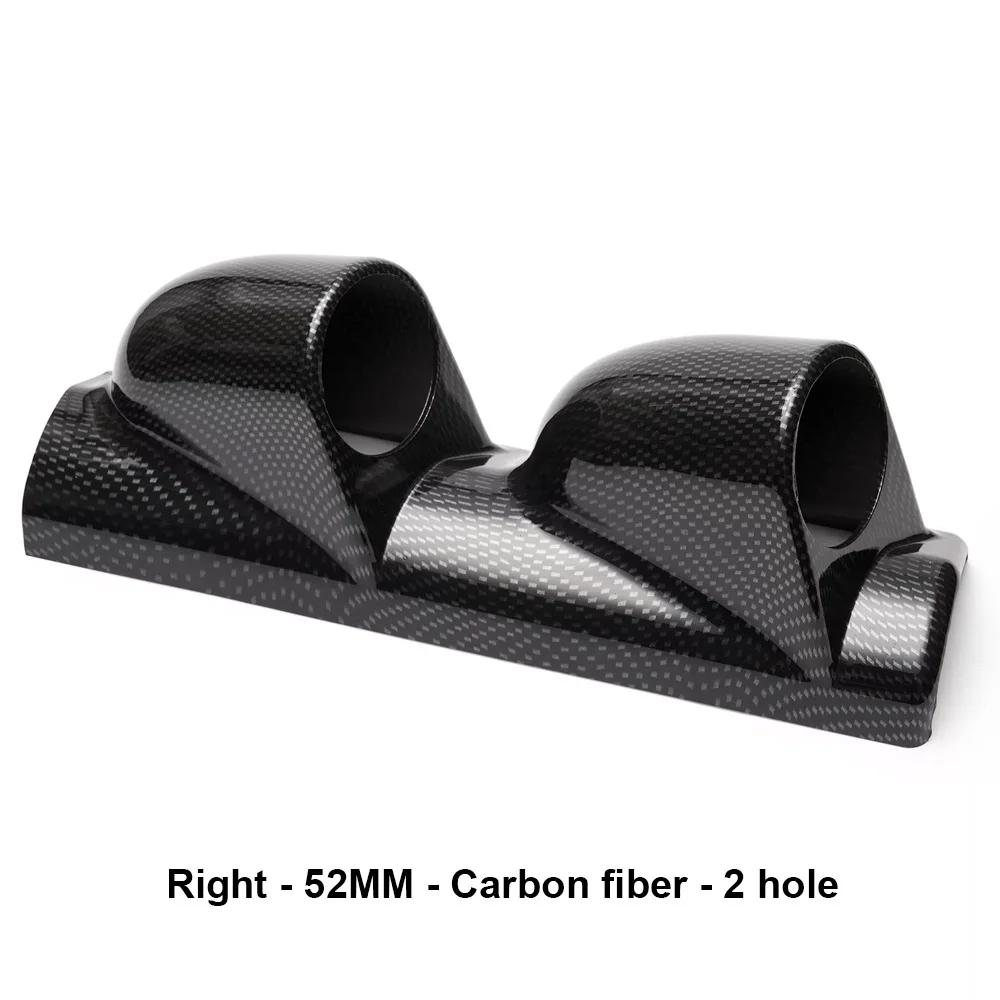 Black Single/Double /Triple Left/Right Hand Drive Car Meters Holder 60mm A-Pillar Gauge Pod 2" 52mm Car Gauge Pod Universal