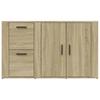 Sideboard Sonoma Oak 100 X 33 X 59.5 Cm Engineered Wood