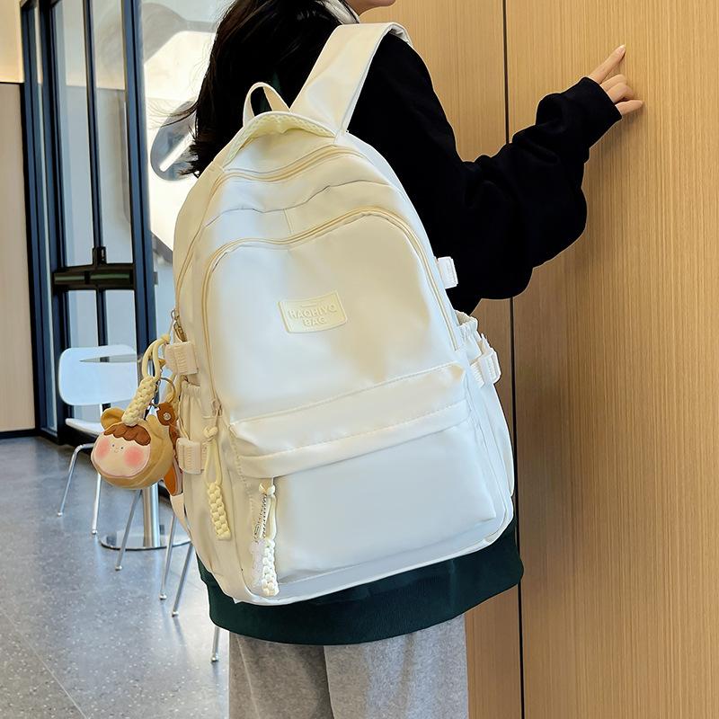 Der College High School Vielseitiger Color-Blocking Rucksack ist ein Nischendesign für College-Studenten