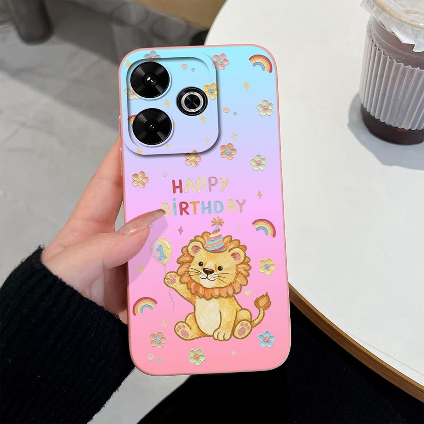 Soft Case For Redmi 13 13C 13X 13R Little Cute Flowers Scratch Resistance Advanced Phone Back Cover For Redmi13 Protective Funda