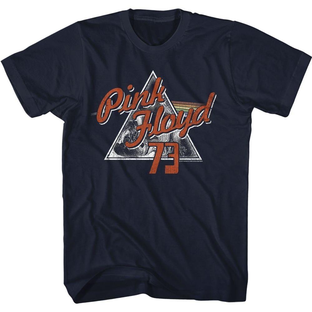 Pink Floyd 1973 Navy Music Band Shirt