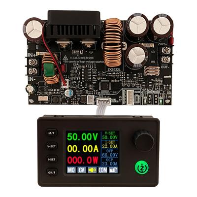 Gleichstrom-Abwärtswandler 6–75 V auf 0–65 V, 22 A, Abwärtsreglermodul, Leistungsspannungsstabilisatoren