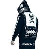 Niepce Inc Graphic Cyberpunk Zip Men's Fashion Hoodie Sweatshirt