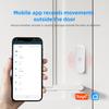 Tuya Smarter Vibrationssensor WiFi-Version Echtzeit-Bewegungsmeldung Automatisierung Wohn-Smart-Life APP-Benachrichtigungen Alarm