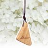 Carmate Car Air Freshener Luno Hanging Wood Lasting of the Valley Green DH401 [Hanging] 30-Day [Lily & Apple]