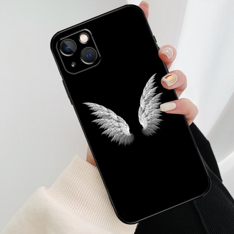 Fantasy Angel Girl Wings Phone Case For iPhone 17 Pro Max 15 14 13 11 12 16 Pro Max mini 15 16 Plus 16e 17 Air Cover