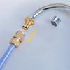 1/2" 3/4“ Alloy Thread Quick Adapter Coupler Connector Garden Irrigation Connector Drip Copper Hose Fittings Watering System