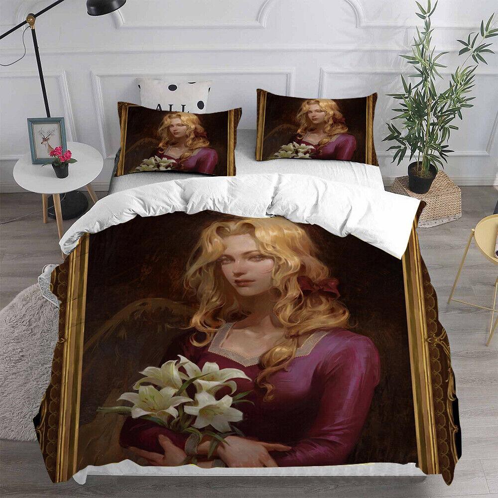 Cosplay Castlevania Trevor Belmont 3D Duvet Cover Bedding Set Pillowcase Quilt