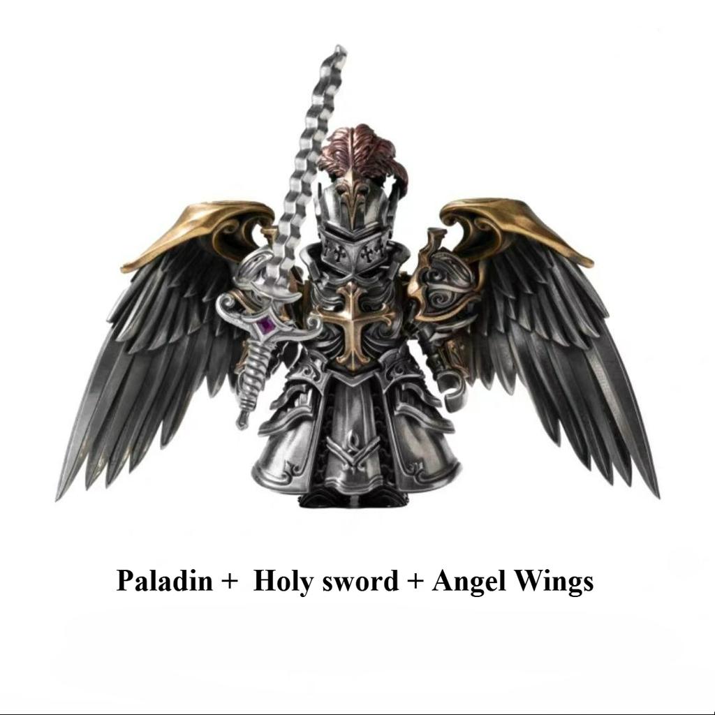 Original Paladin Figurine Magnetic Detachable Ornaments Great Player Crusader Home Desktop Decor Copper Pendant Gift Souvenir
