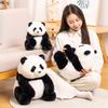 Chinese Panda Plush Toy  Full Soft Chinese National Treasure Realistic Animal Doll Sit Panda Toys Children's Birthday