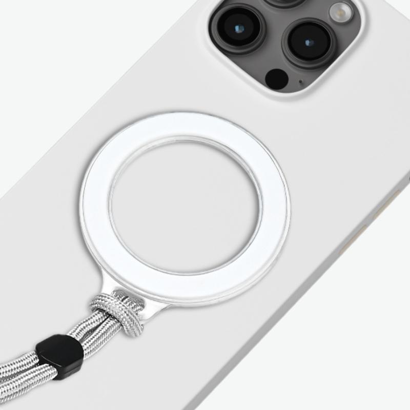 2025 New Universal Mobile Phone Magnetic Ring Lanyard Detachable Phone Charm Magnet Ring Wirst Adjustable Bag Strap for iPhone