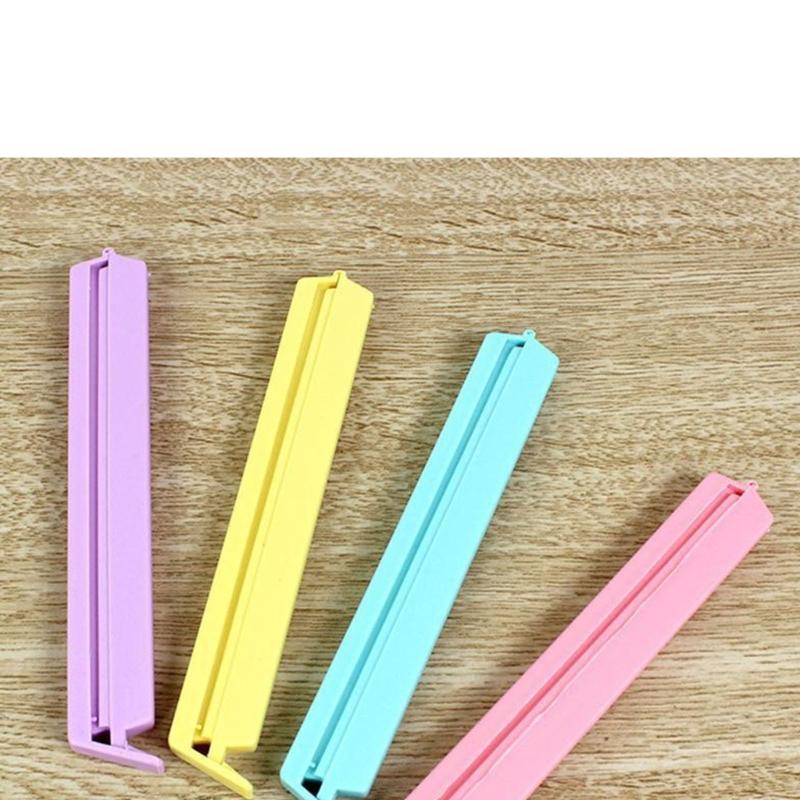 Effective Airtight Food Sealing Clip 3 Size Candy Color Plastic Bag Clip For Snacks Spices Dry Good Storage