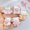 10Pcs New Cute Cartoon Cats Series Flat Back Resin Scrapbooking DIY Jewelry Hairpin Craft Decoration Accessorie