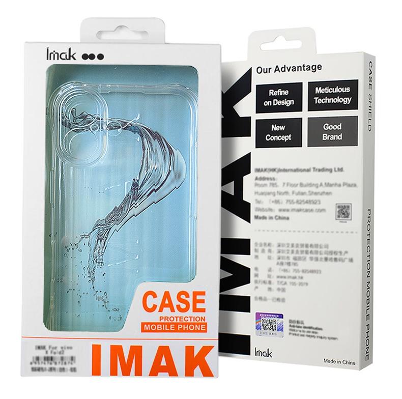 IMAK Etui na Xiaomi Poco M7 5G/Poco C75 4G/Redmi 14R 5G/14C 4G/A4 5G PC+TPU Wstrząsoodporne Przezroczyste Etui na Telefon