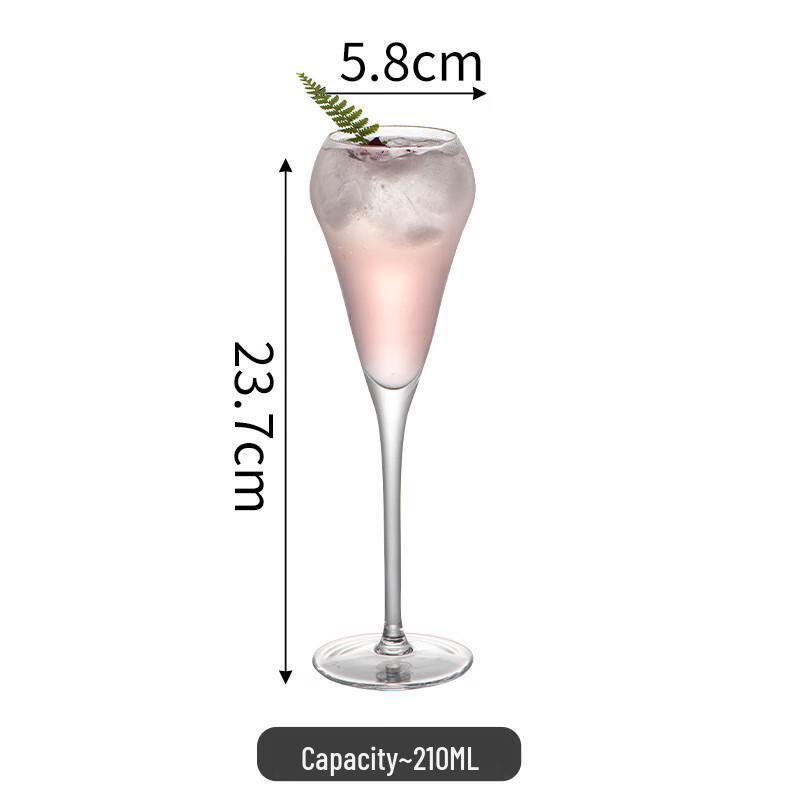 Huazao Baijia SW Creative Glass Cocktail & Champagne Flute