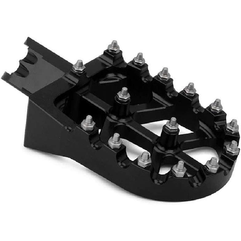 Mini Bike Foot Pegs Footrest Bracket Set MX Style CNC For CT200U CT200U-EX BT200X CT100U Trail 100cc 212cc 196cc Mini Bike Black