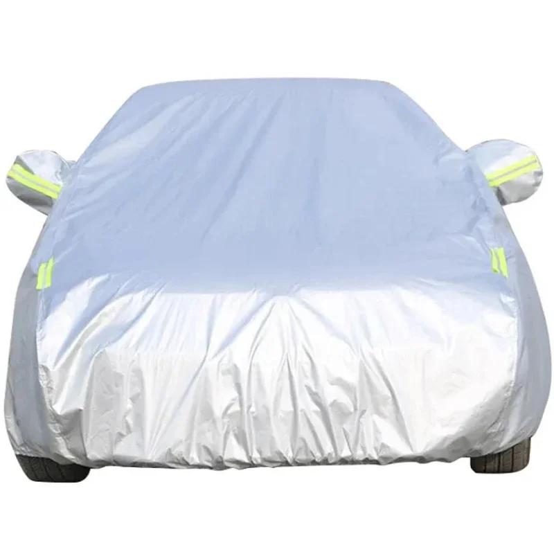 

Car Protective Cover for Dodge Durango WD 2011-2026 Outdoor Protection Full Car Cover Snow Cover Sunshade Waterproof Dustproof срібний