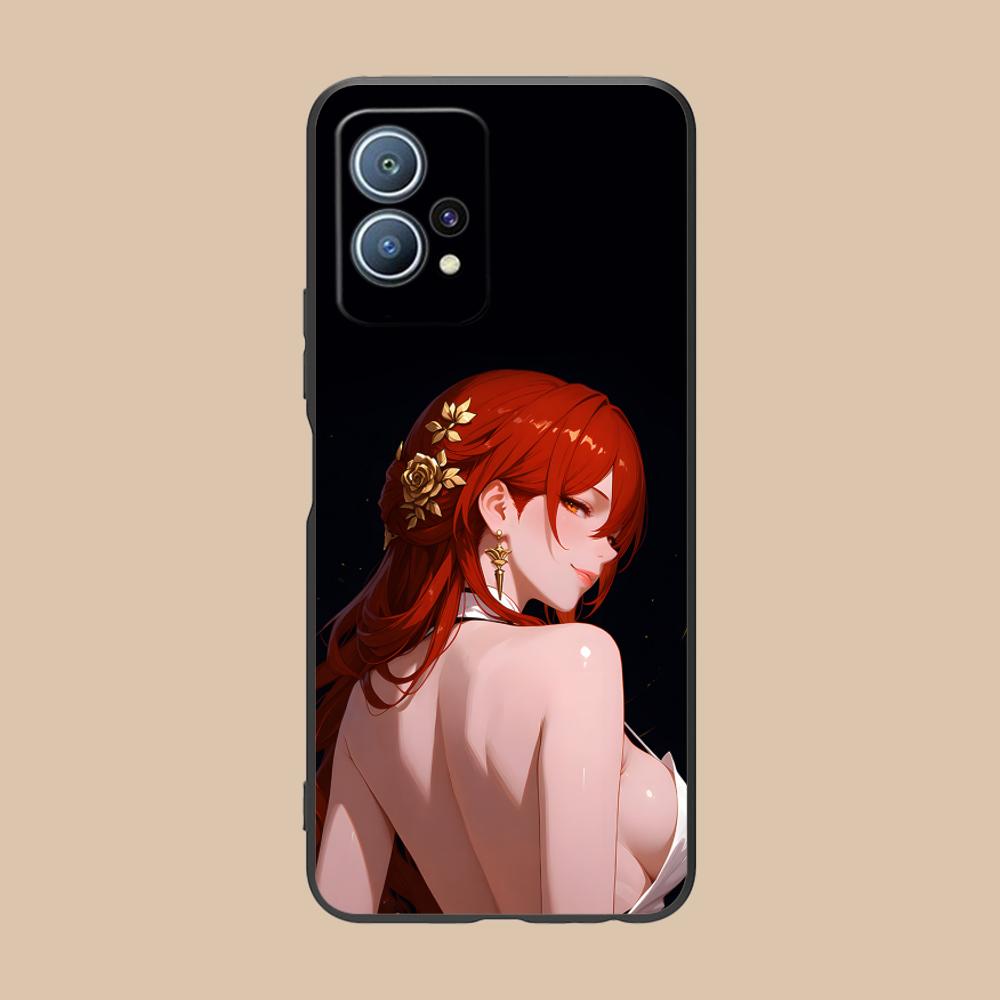 HSR Himeko Matte TPU Mobile Phone Case for Huawei P60 P50 P40 P30 P20 P10 P9 P8 Pro Lite Plus Colorful Printing Cover