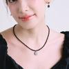 NUOY Oval Black Onyx Necklace
