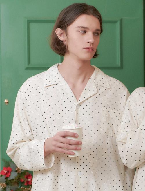 [OFF HOUR] Cloudfin Long Sleeve Pajama Set [Shipped from Korea] 100% Authentic