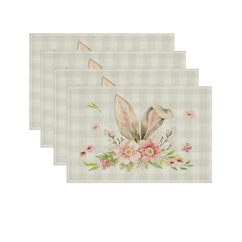 Heat-Resistant Stain-Proof Linen Party Placemats - Festival Collection