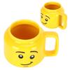 Ceramic Cup Yellow Cartoon Water Cup 300ml Coffee Milk Tea Mug Gift for Home Office