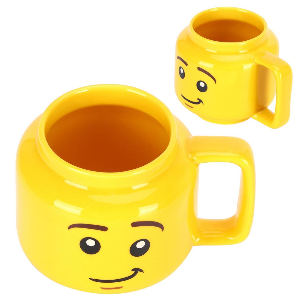Ceramic Cup Yellow Cartoon Water Cup 300ml Coffee Milk Tea Mug Gift for Home Office