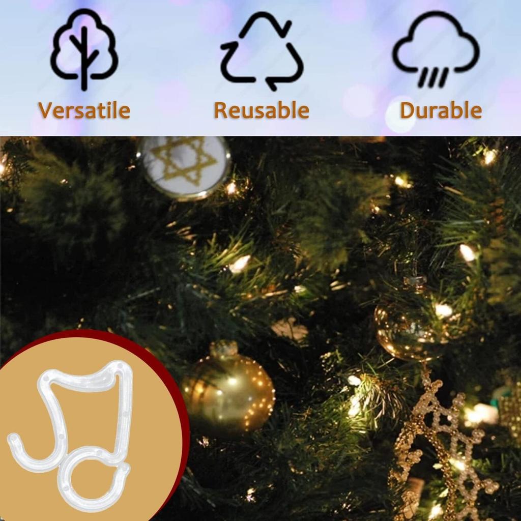 Outdoor Christmas Light Hooks Holiday Light Clips
