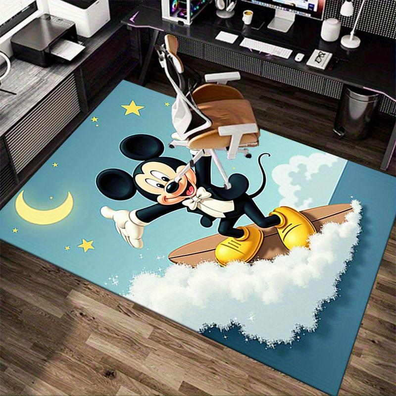 1pc. Mickey Mouse Cloud Surfing Rug - Perfect for Home Decor, Office Carpet, Chair Cover, Outdoor Decoration, and Gift Ideasz041139