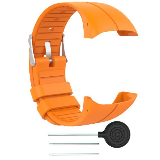 Watch Band Adjustable Waterproof Silicone Waterproof Wrist Strap for Polar M400/M430 GPS Sport