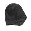Men's Velvet Hat Warm Ear Protection Thick Wool Knitted Hat Outdoor Cold-Proof Pullover Hat