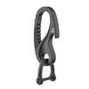 TISUR Titanium Carabiner Bottle Opener Keychain Men's Stylish Key Ring