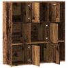 Bookshelf Vintage Wood Look 90 x 28 x 90 cm Engineered Wood