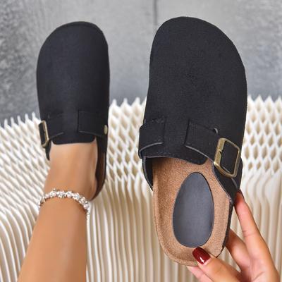 Fashion Women Slippers 2025 New Summer All-Match Sandals Baotou Slides Women Fashion Buckle Platform Slippers Women Beach Outdoor Shoes