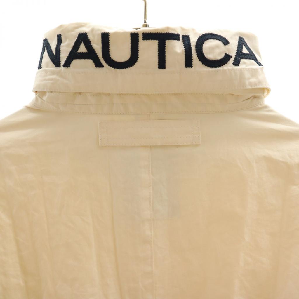 Nautica 00s Sailing Long Sleeve Zip Jacket XL White System Old Vintage Men's Used