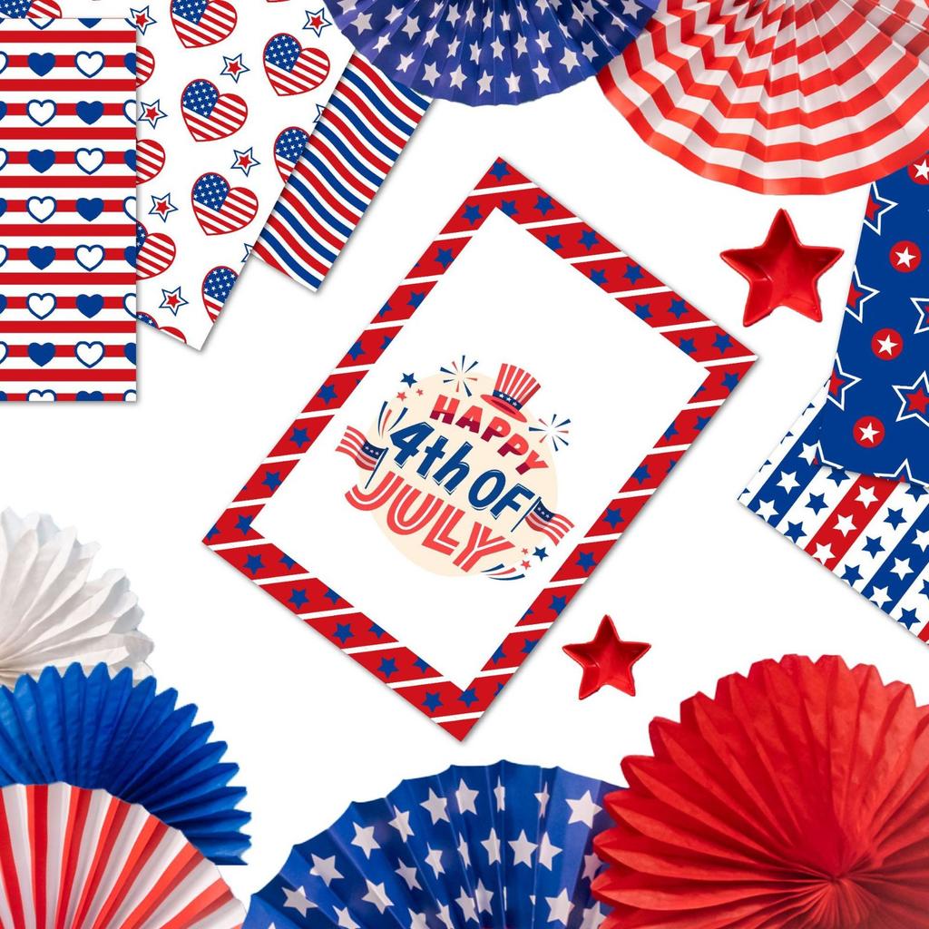 24-sheet Set Of Decorative Paper For Making Cards, Crafts, Scrapbooks, And Decorations 30x30cm