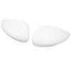 1 Paar Rückspiegelkappe 1594546 Weiß Außenspiegelabdeckung Kappe Ersatz für Ford Fiesta MK7 2008 bis 2017