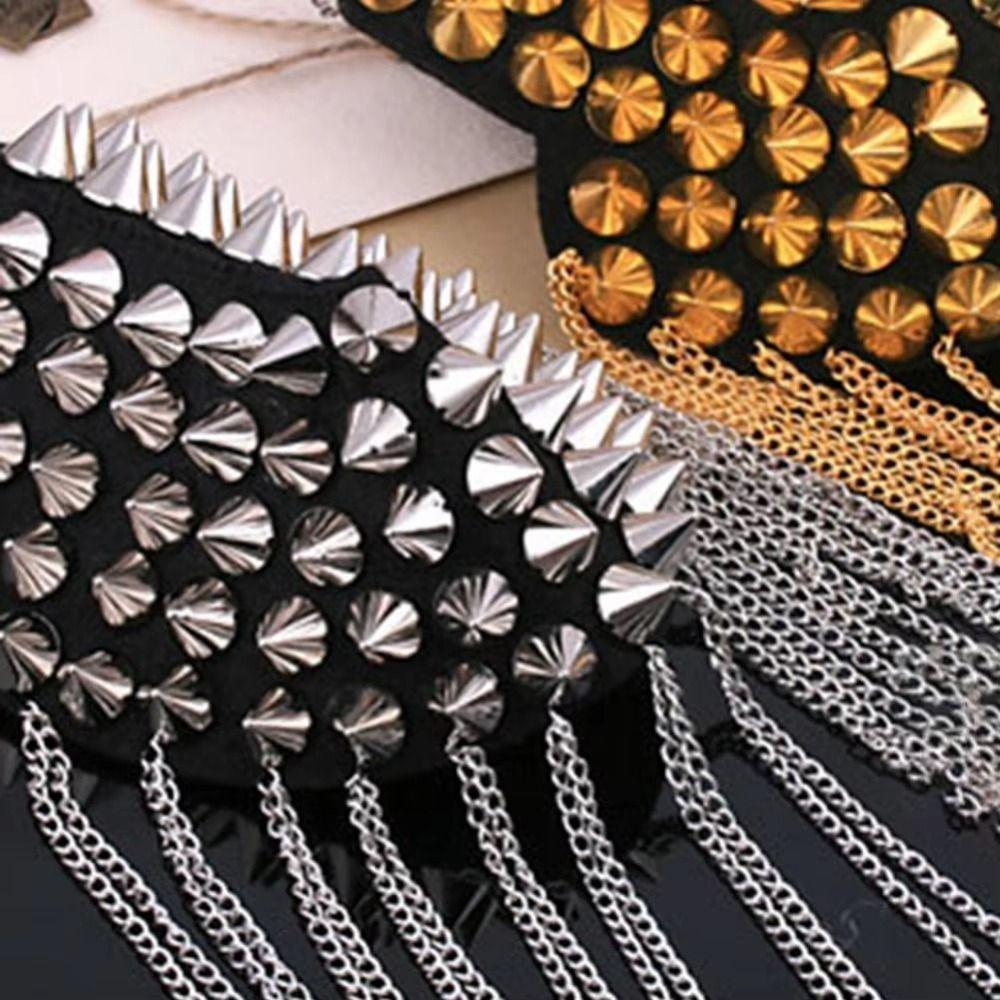 Pin Club Tassel Chain Epaulette Breastpin Jacket Vintage Brooch  Western-style Clothes