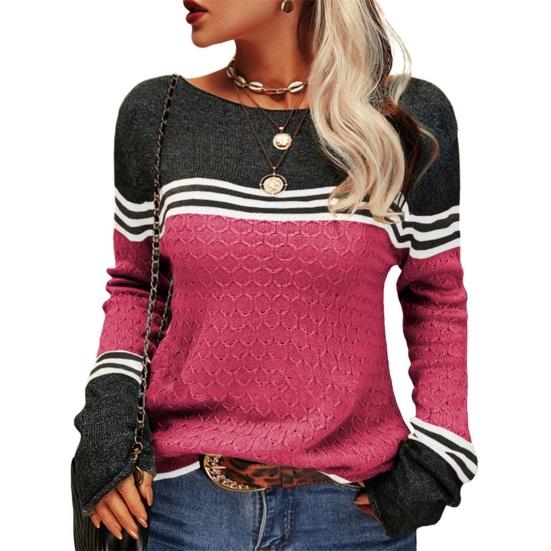 Lot De 2 Sweats Sans Capuche Pour Femme - Chaud Hiver - Manches Longues, Col Rond - Tissu Doux Polyester/Coton