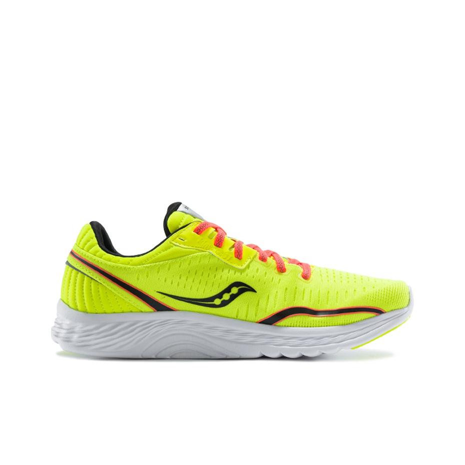 SAUCONY Kinvara 11 Comfortable Versatile Mesh Cushioning Non-Slip Wear-Resistant Low-Top Running Shoes Men Sneaker Fluorescent-Green S20551-65