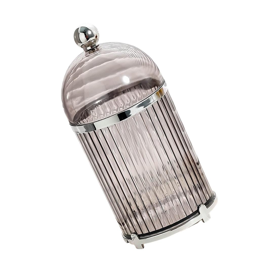 Dessert Fork Holder with Lid Tableware Storage Cup Elegant Utensils Organizer for Living Room and Dining Decoration