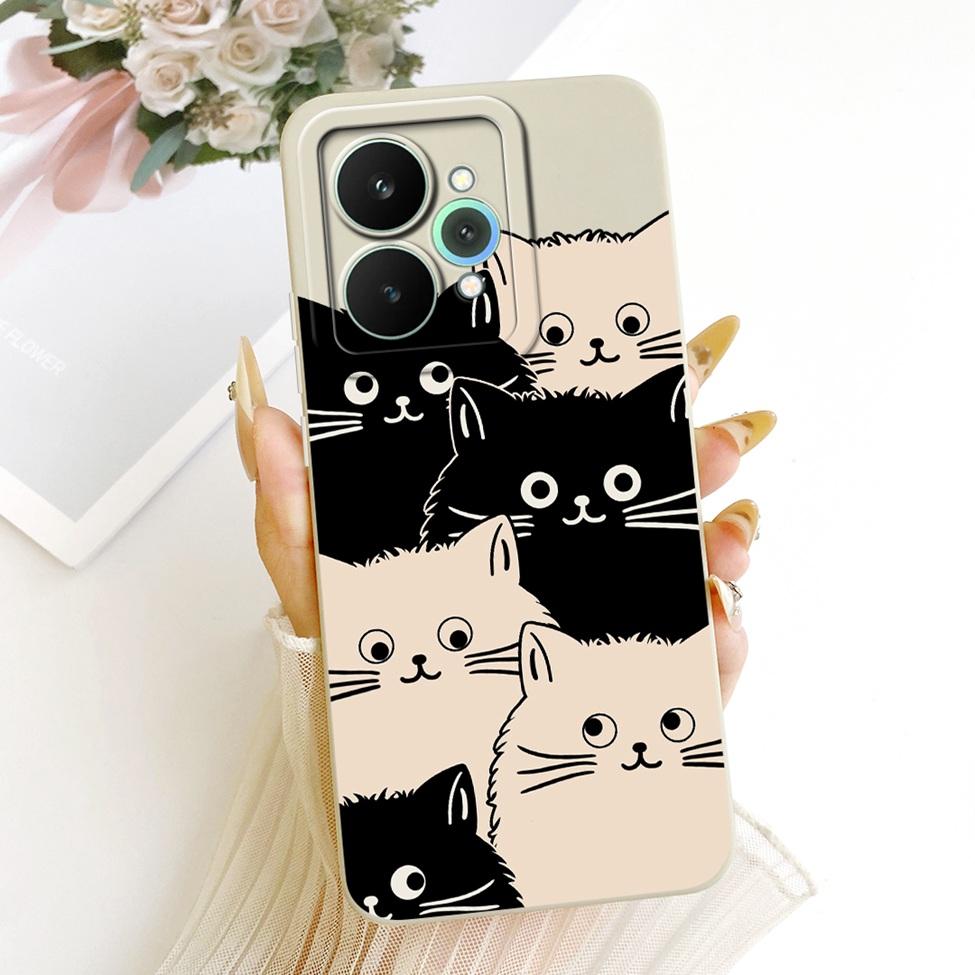 Cover For Realme 15 Pro Casing RMX5101 Silicone Luxury Fashion Flowers Kawaii Cute Painted Shockproof Phone Case