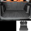 For Haval H9 MKII 2nd 2024-2025 All-inclusive TPE Waterproof Trunk Mat Trunk Backrest Automobile Modification Supplies