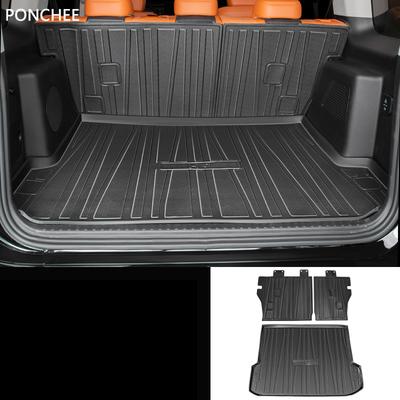 For Haval H9 MKII 2nd 2024-2025 All-inclusive TPE Waterproof Trunk Mat Trunk Backrest Automobile Modification Supplies