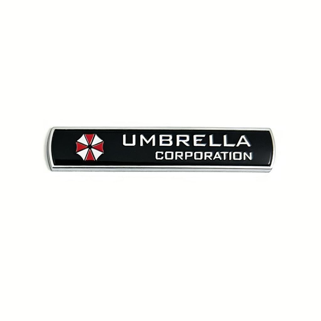 3D Metal Umbrella Corporation Car Stickers Decals Emblem Badge Auto Accessories Styling Decorations