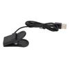 USB Smartklokkelader Ladekabel for Garmin Fenix Chronos Smartklokke Svart