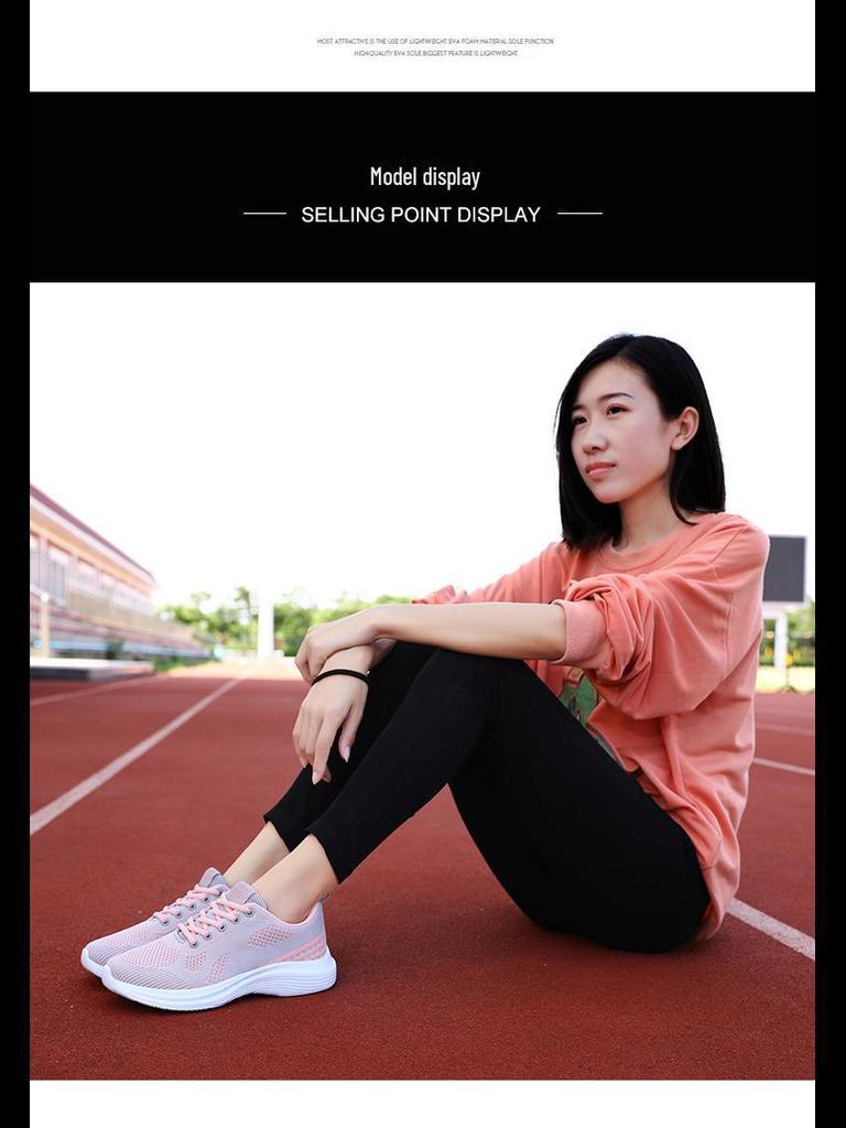 Breathable Ultra-Light Women's Running Shoes: Spring/Autumn Mesh, Soft-Soled, Lightweight, Casual Sneakers (2024)