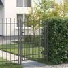 Ornamental Garden Gate with Spikes EMMEN 170 X 100 Cm